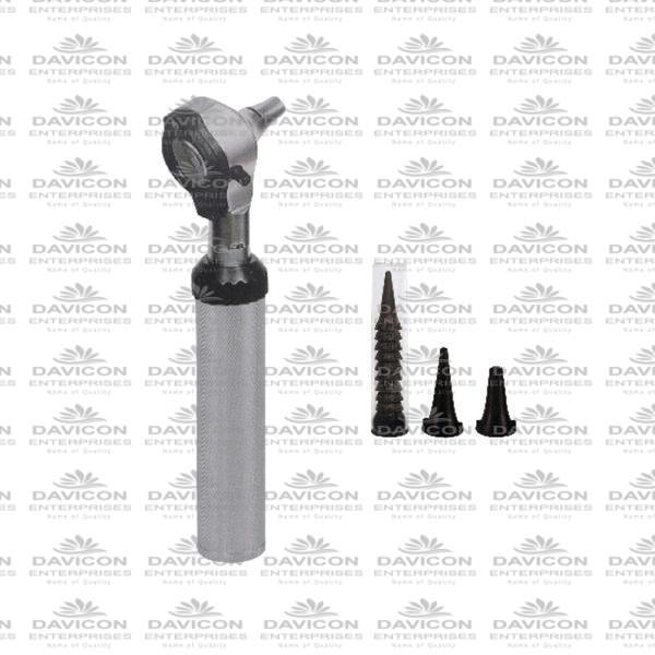 Metal Otoscope Fiber Optic