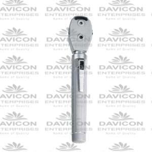 Mini Otoscope Pocket Style Fiber Optic GREY