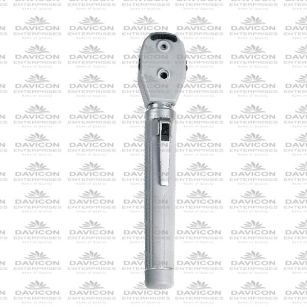 Mini Otoscope Pocket Style Fiber Optic GREY