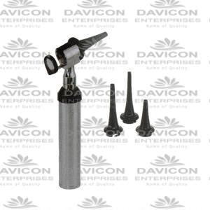 Veterinary Metal Otoscope Conventional BLACK OPEN