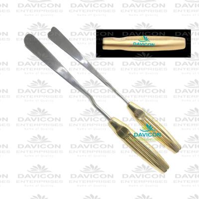 Gluteal Implant Dissector Spacer Set Gold Handle