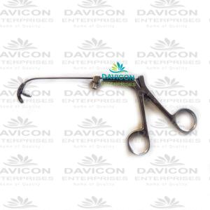 Heuwieser Antrum Grasping forceps with extra long curve fixed