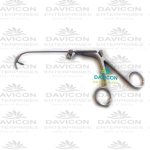 Heuwieser Antrum Grasping forceps with extra long curve fixed