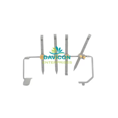 High Quality Stainless Steel Davis Nasal Projectometer | DAVICON Plastic Surgery Instruments