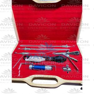 Sigmoidoscope and Proctoscope Examination Set Diagnostic Anoscope Kit with Light Source Rectal Diagnostic Kit Urology Instruments