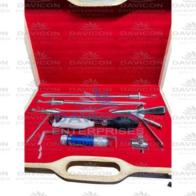 Sigmoidoscope and Proctoscope Examination Set Diagnostic Anoscope Kit with Light Source Rectal Diagnostic Kit Urology Instruments