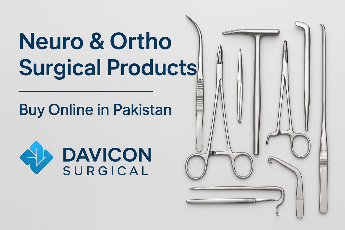 Neuro & Ortho surgical instruments from Davicon Surgical