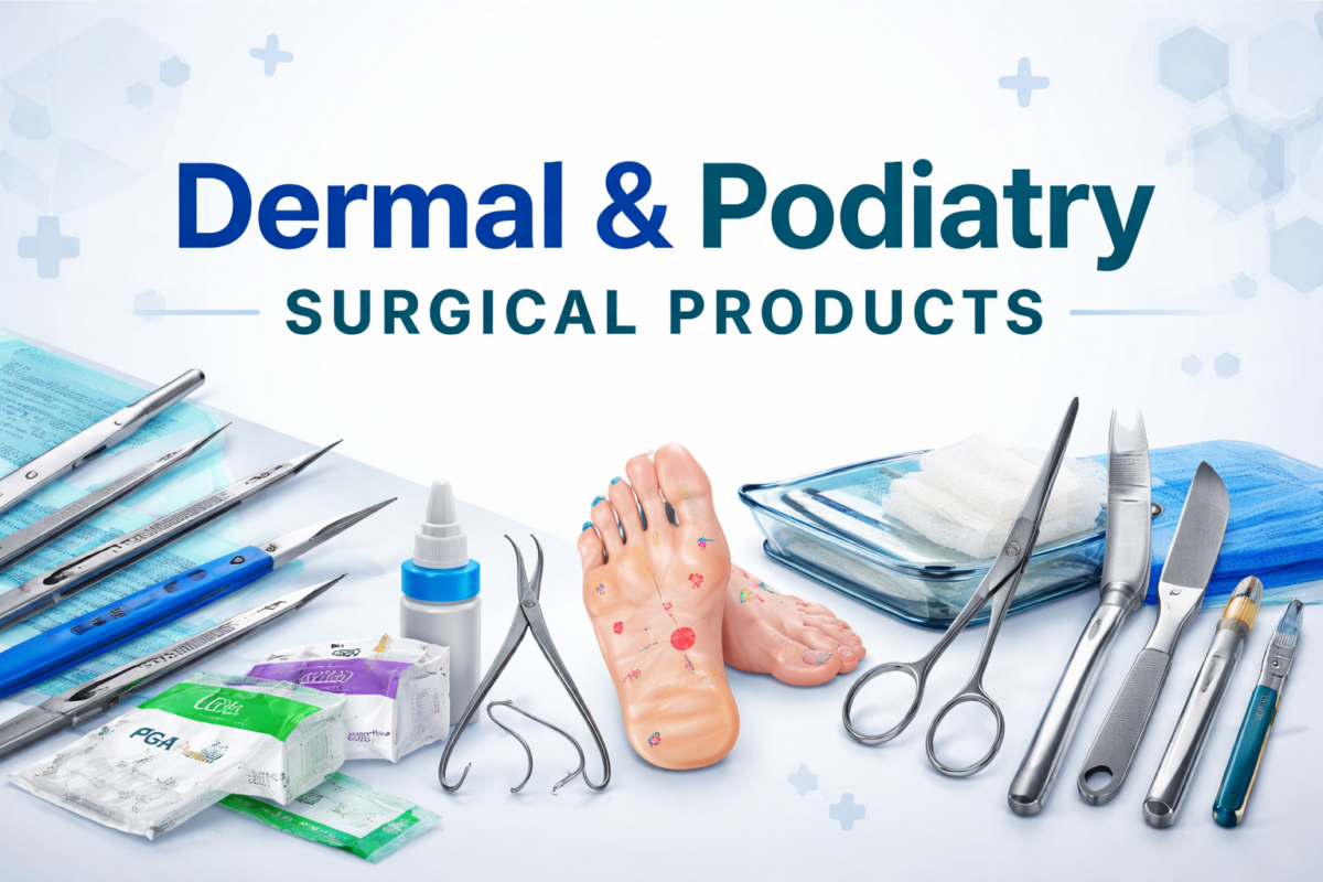 Dermal surgical instruments for clinics