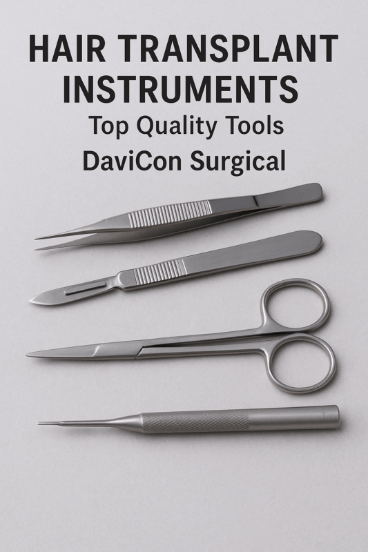 High-quality hair transplant instruments for precise surgical procedures – DaviCon Surgical