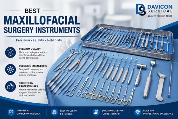 Maxillofacial surgery instruments set by Davicon Surgical